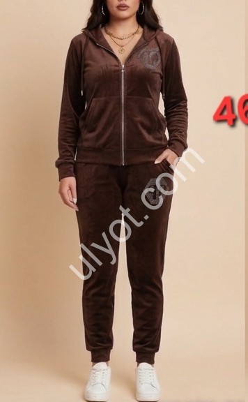 СПОРТ.КОСТЮМ (42-48) МАНЖЕТ ЧОРНИЙ 461