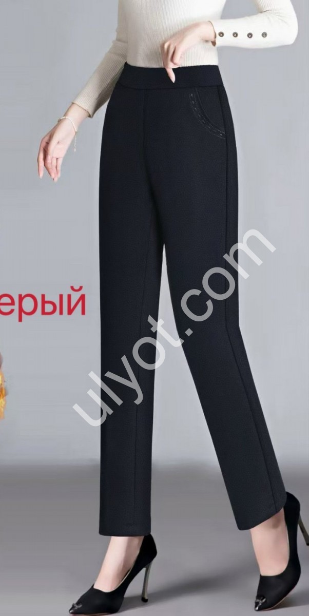 БРЮКИ (60-66) МЕХ СЕРЫЙ 933-1