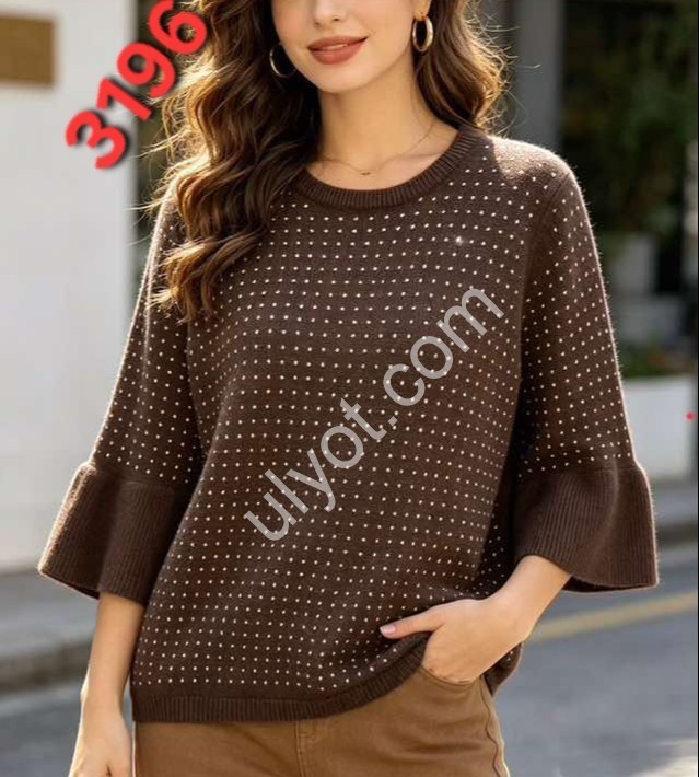СВИТЕР (ONE SIZE 48-54) МИКС 3196