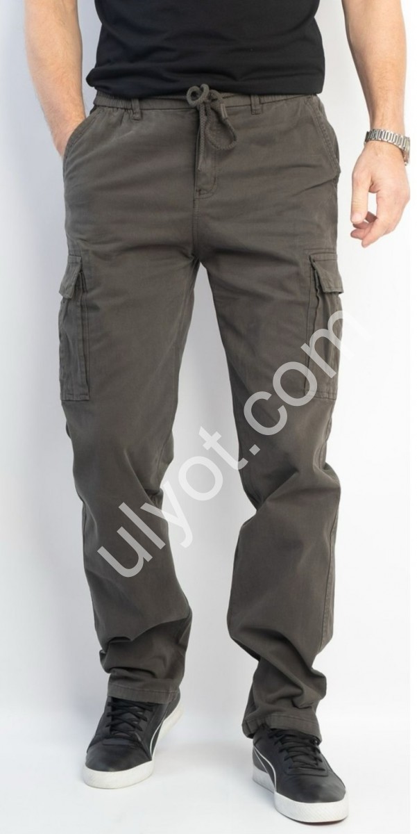 ШТАНЫ (32-40) КАРГО СЕРО-КОРИЧНЕВЫЙ 8099-21
