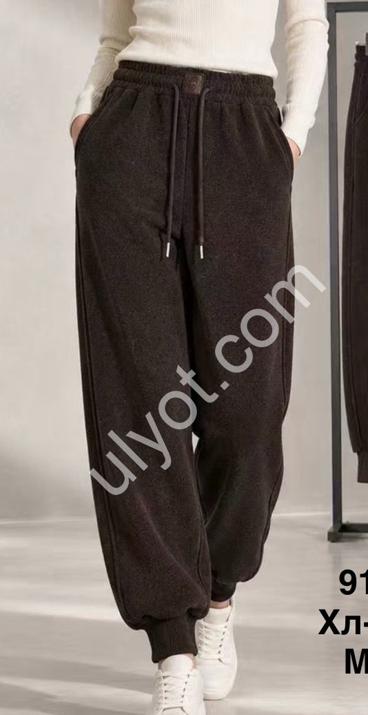 ШТАНИ (XL-3XL) Хутро МАНЖЕТ МІКС 9162