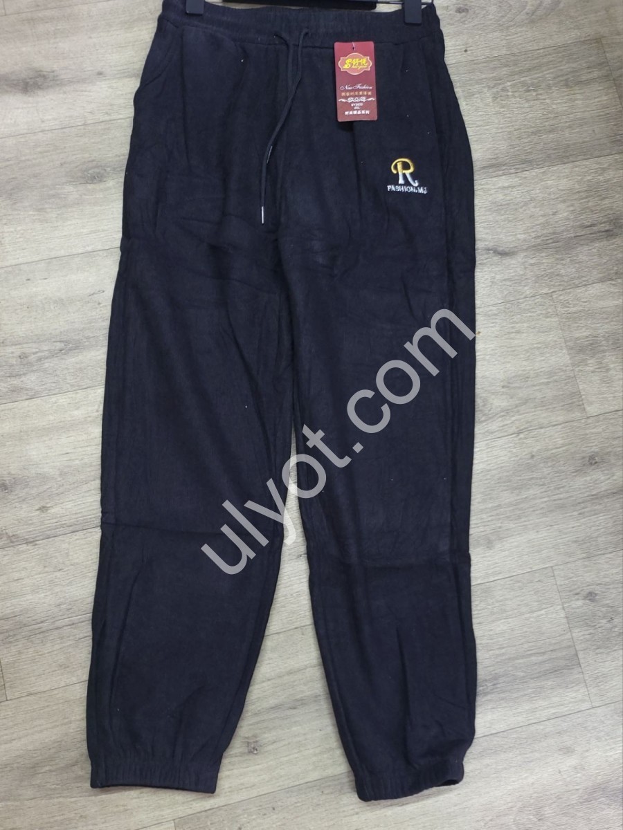 ШТАНИ (2XL-5XL) МАНЖЕТ ЧОРНИЙ