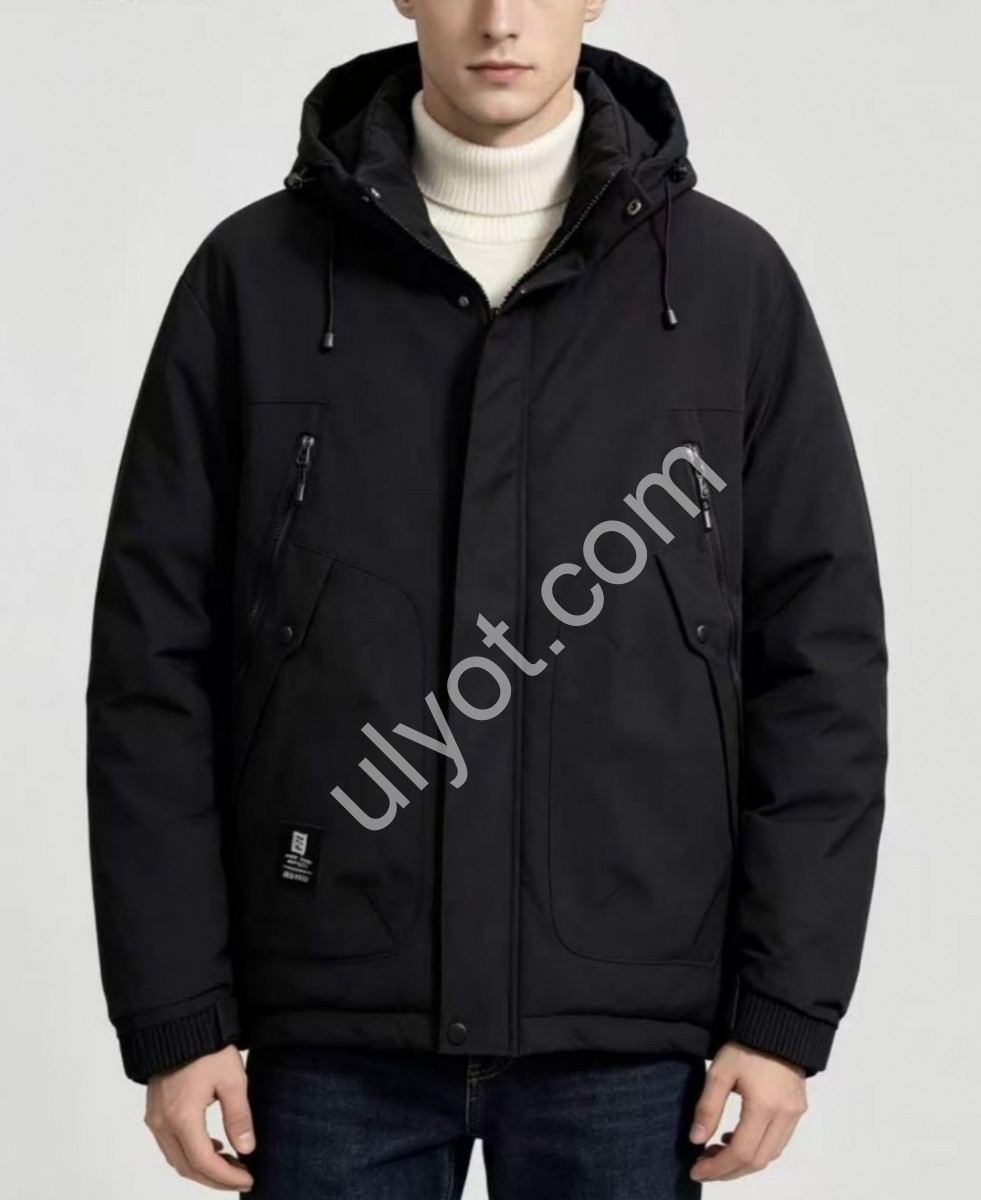 КУРТКА (XL-5XL) ЧЕРНЫЙ 9782