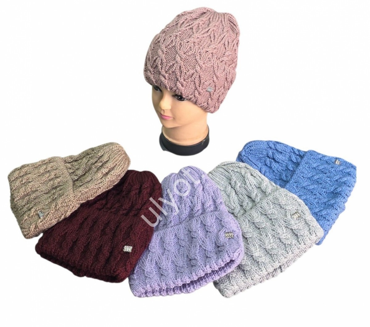 ШАПКА (ONE SIZE 56-59) ФЛІС МІКС