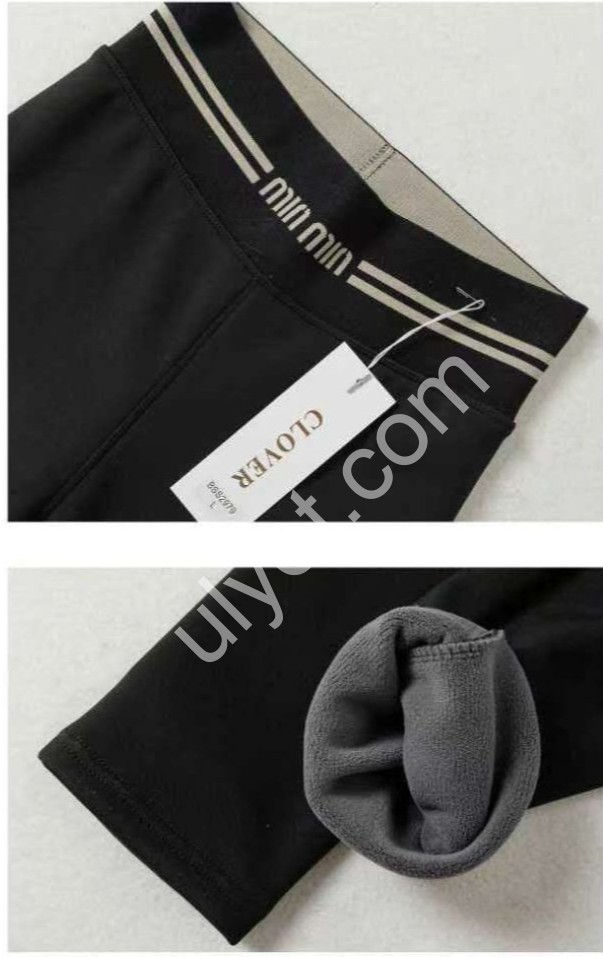 ЛОСИНЫ (L-2XL) ФЛИС ЧЕРНЫЙ 2979