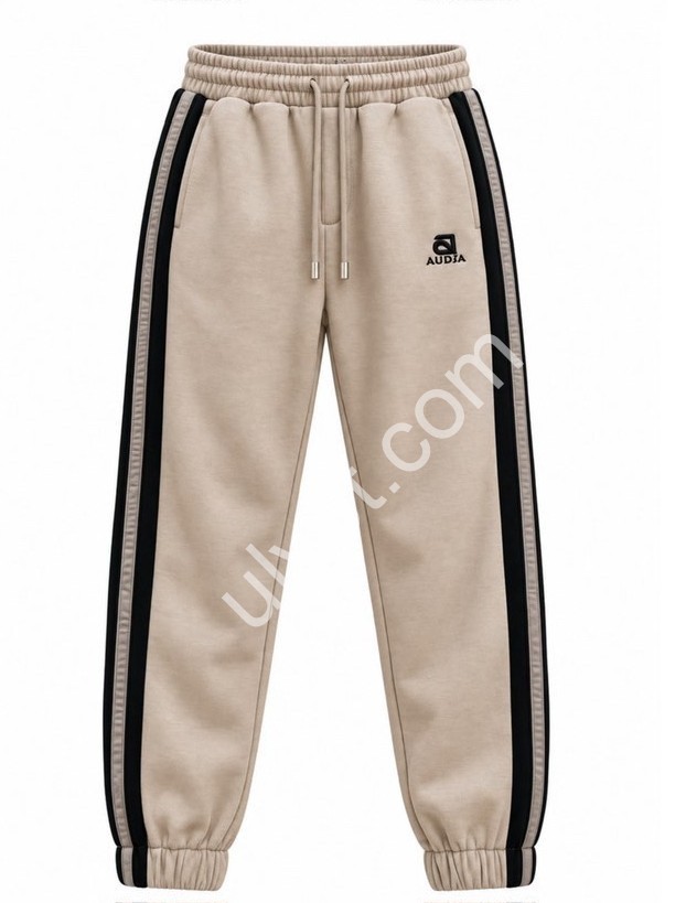 СПОРТ.ШТАНИ (M-3XL) Хутро МАНЖЕТ БІЖ 0008