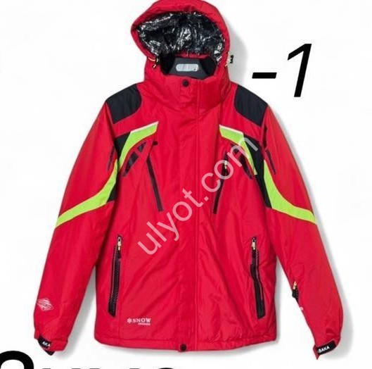 КУРТКА ТЕРМО (M-3XL) ЧЕРВОНИЙ 22091-1