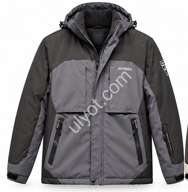 КУРТКА ТЕРМО (M-3XL) Т.СІРИЙ 24011