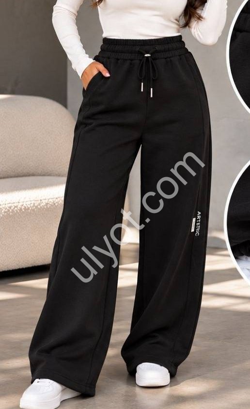 ШТАНЫ (3XL-7XL) ФЛИС ЧЕРНЫЙ 2188