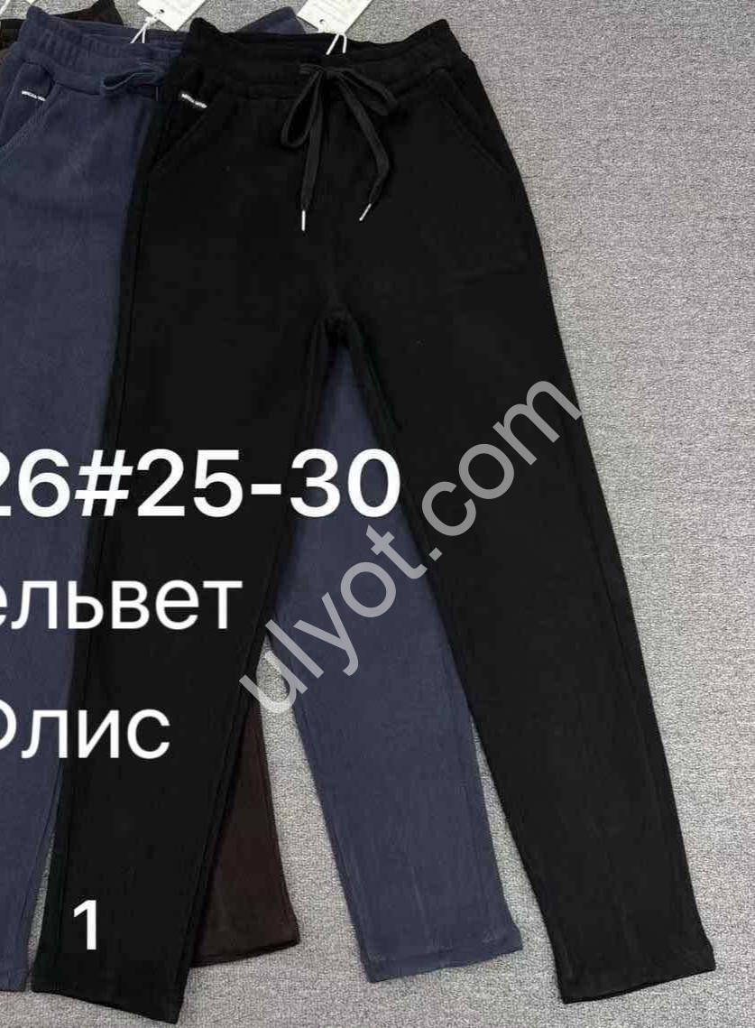 ШТАНИ (25-30) ФЛІС ШОКОЛАД 9226-2