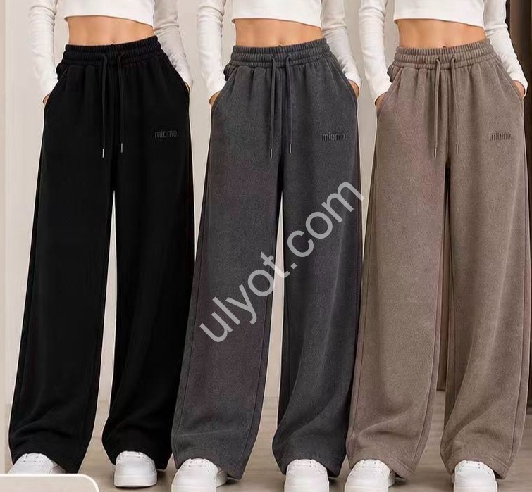 ШТАНИ (2XL-6XL) Хутро Чорне 1005