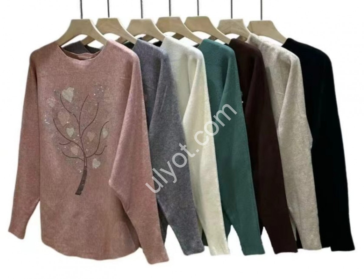 СВІТЕР (ONE SIZE 48-50) МІКС LC6617