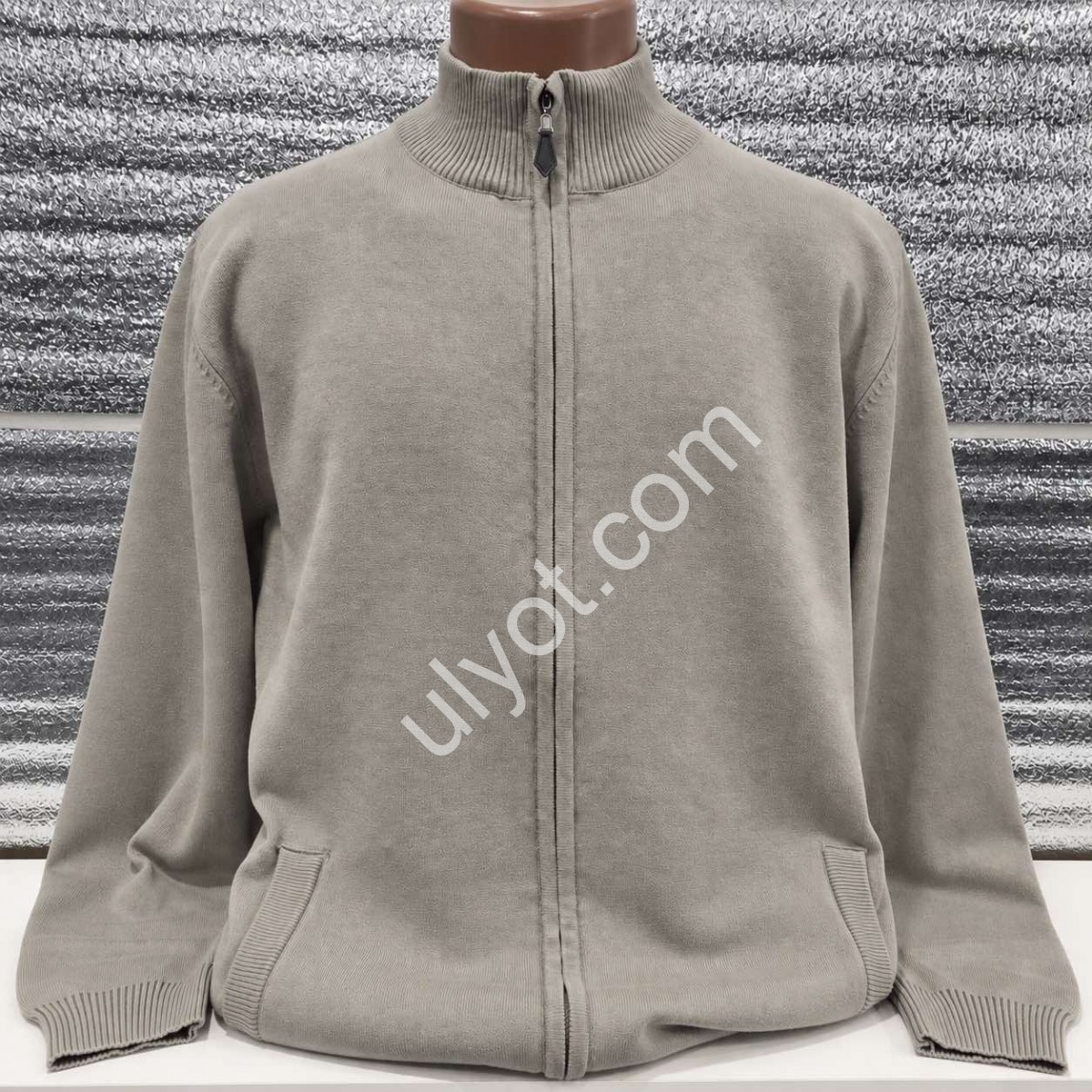 КОФТА (M-2XL) СВ.БЕЖ 128