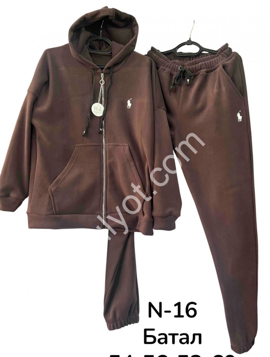 КОСТЮМ P05 (54-60) МАНЖЕТ КОРИЧНЕВЫЙ 16