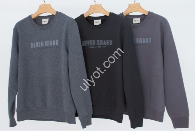 СВИТШОТ JJF (L-4XL) МИКРОМЕХ Т.СЕРЫЙ 50121