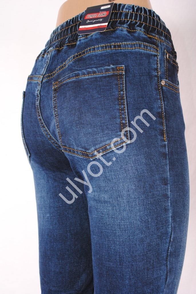 ДЖИНСЫ FOREST JEANS (23-28) СИНИЙ Z9009