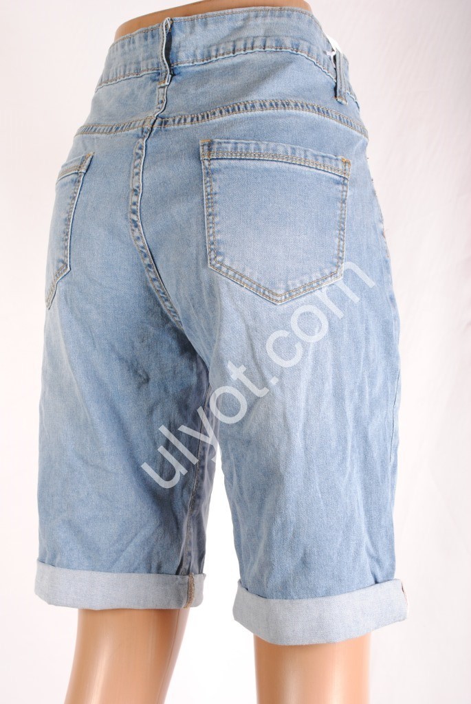 Фото 1 ШОРТЫ NEW JEANS (28-33) ГОЛУБОЙ 3031