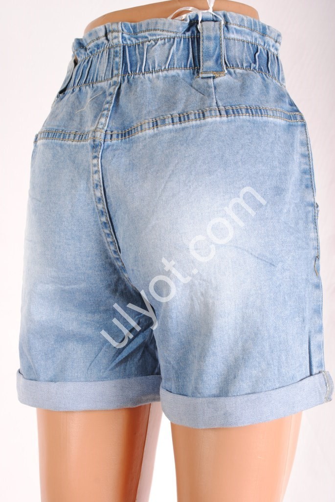 ШОРТЫ NEW JEANS (25-30) ГОЛУБОЙ 3016