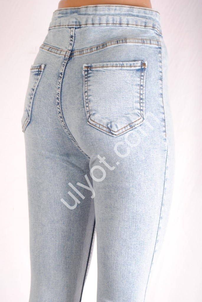ДЖИНСЫ TOP SHOP (25-32) ГОЛУБОЙ 4981