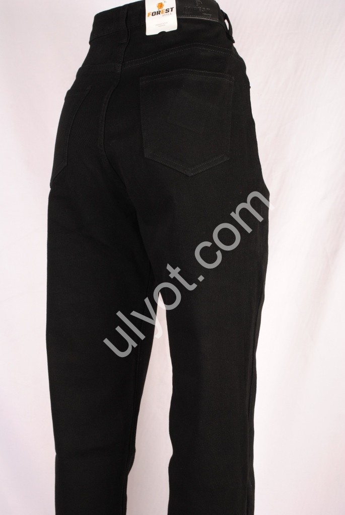 ДЖИНСЫ FOREST JEANS (28-33) ЧЕРНЫЙ 3183