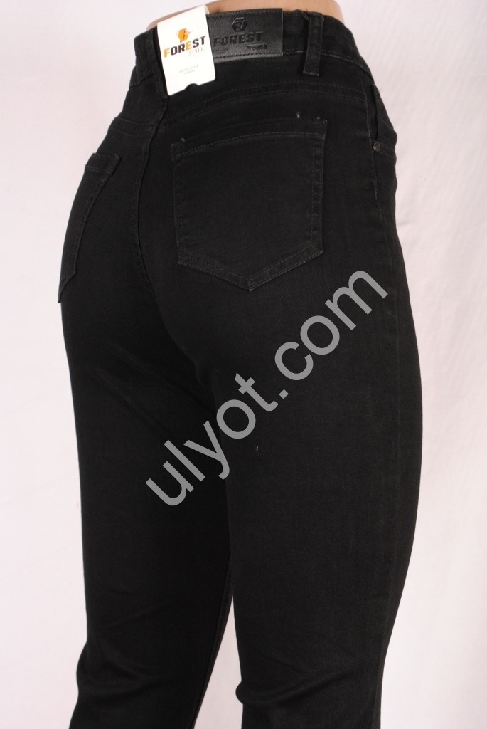 ДЖИНСЫ FOREST JEANS (25-30) ЧЕРНЫЙ 3266