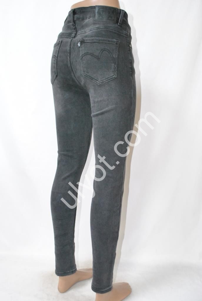 Фото 3 ДЖИНСЫ M.SARA (M-3XL(2L)) ГРАФИТ 3885B