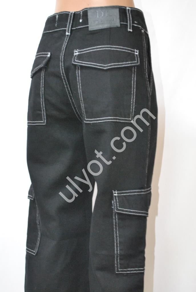 Фото 3 ДЖИНСЫ DK49 (34-38) ЧЕРНЫЙ 2964