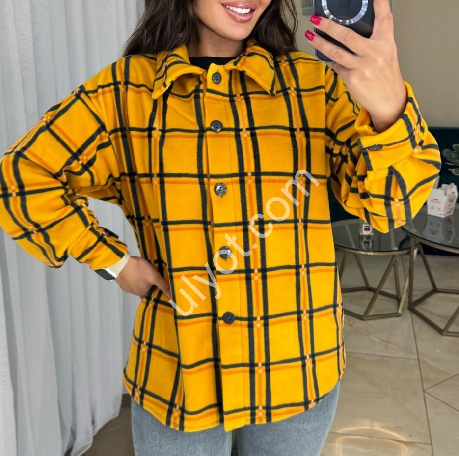 РУБАШКА (42/44-46/48) ГОРЧИЦА 683