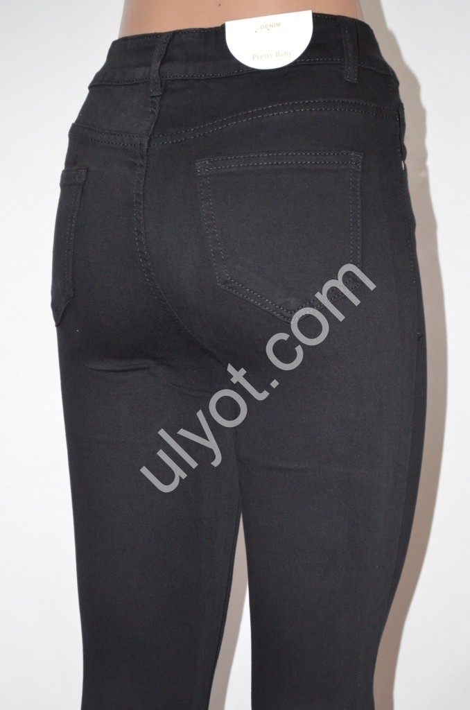 ДЖИНСЫ PRETTY BABY (25-30) ЧЕРНЫЙ 076