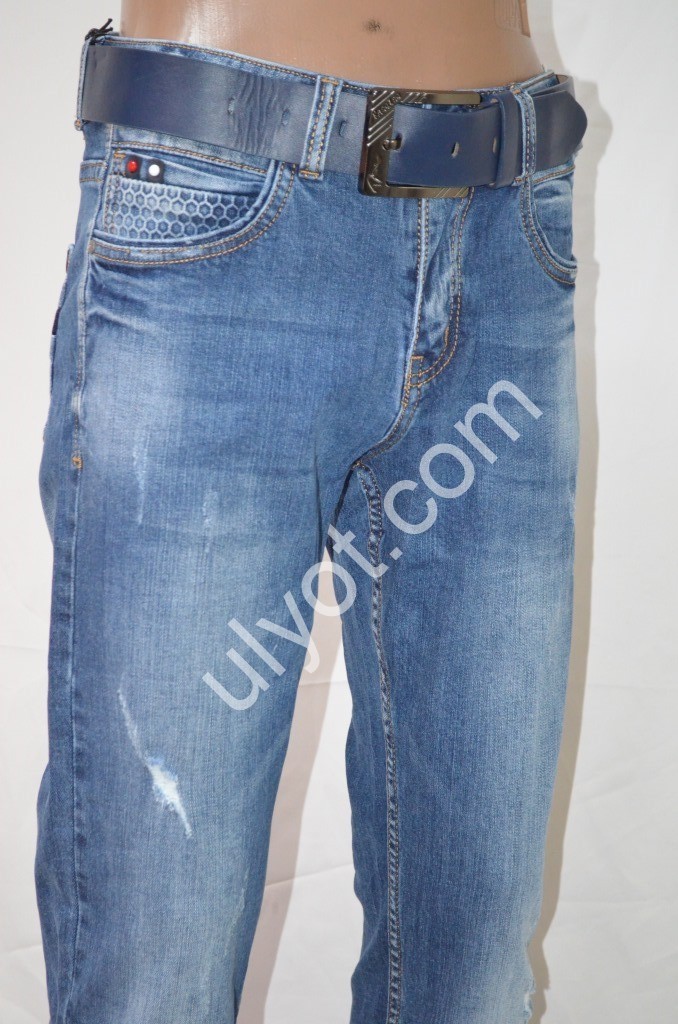 Фото 2 ДЖИНСЫ RESALSA (27-33) СИНИЙ 8165