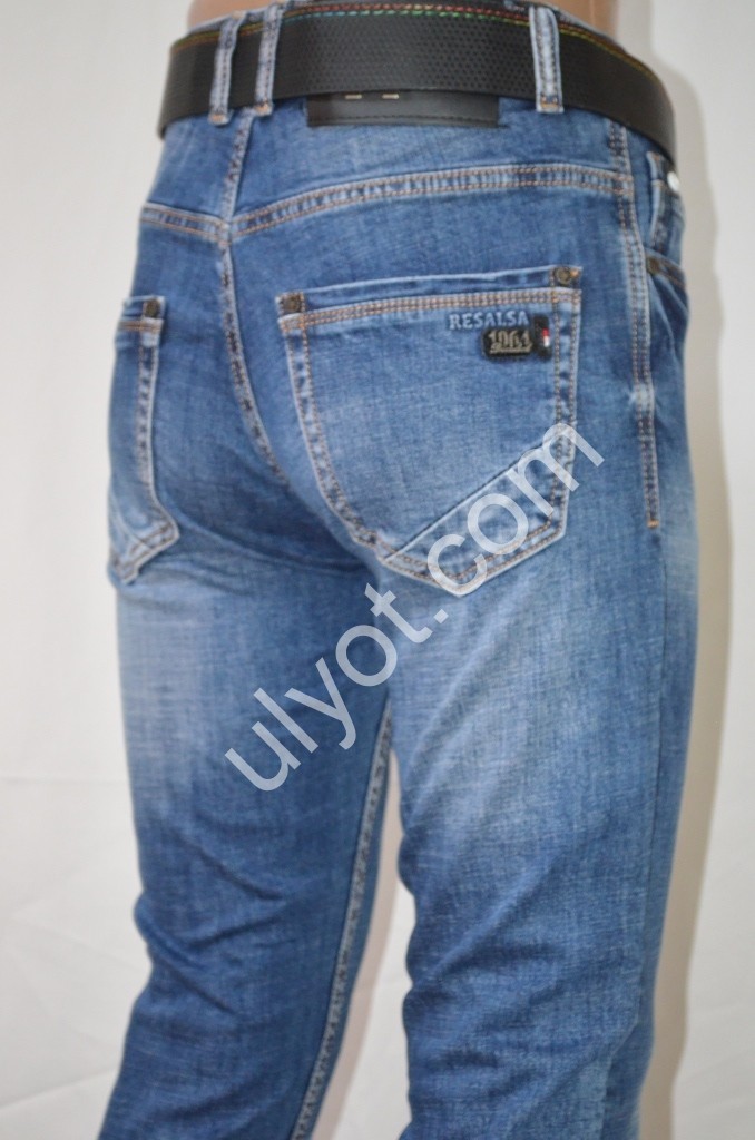 ДЖИНСЫ RESALSA (27-33) СИНИЙ 9648
