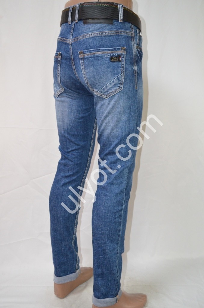 Фото 3 ДЖИНСИ RESALSA (27-33) СИНІЙ 9648