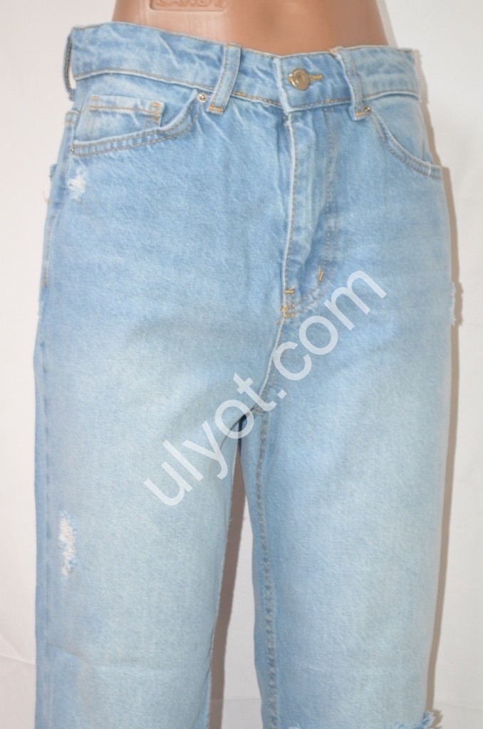 Фото 2 ДЖИНСЫ TOP SHOP (25-32) ГОЛУБОЙ 1299