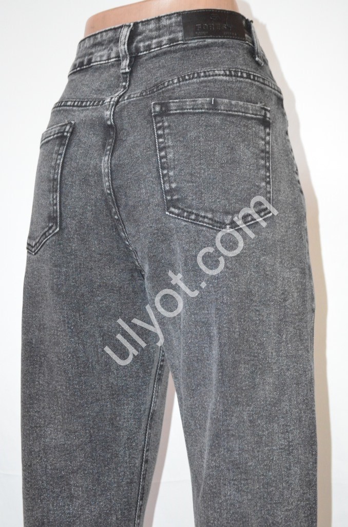 ДЖИНСИ FOREST JEANS (28-33) ГРАФІТ 3621