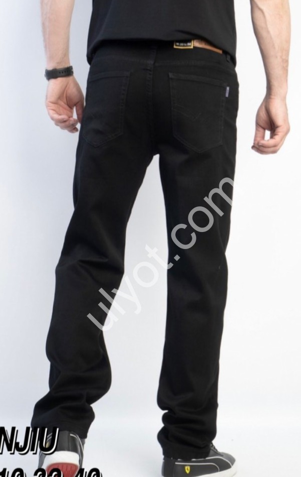 ДЖИНСЫ BASANJIU (32-40) ЧЕРНЫЙ 029-14-10