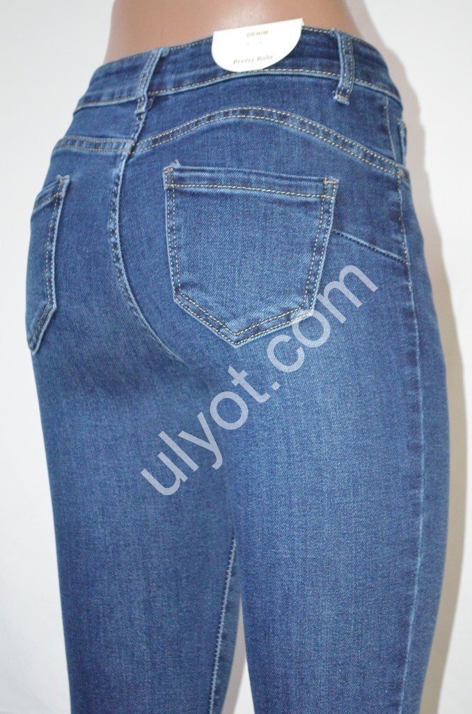 ДЖИНСЫ PRETTY BABY (25-30) Т.СИНИЙ 108