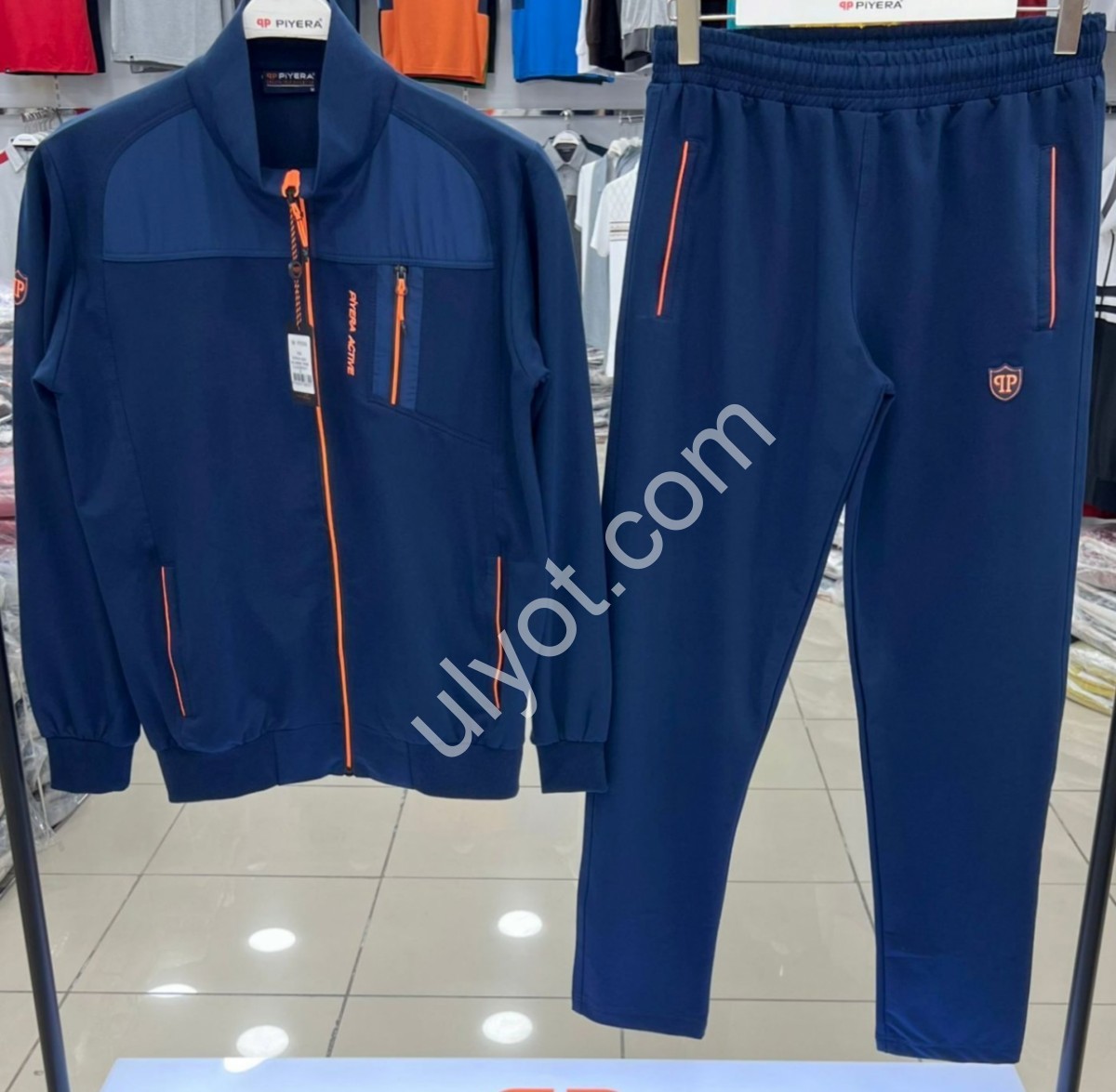 СПОРТ. КОСТЮМ (M-3XL) ПРЯМОЙ ПАРЛАМЕНТ 7402