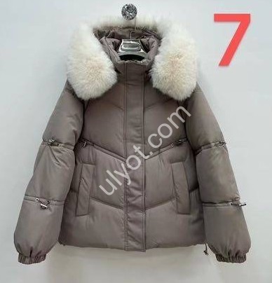 КУРТКА (M-XL) СЕРО-БЕЖЕВЫЙ 8628/7