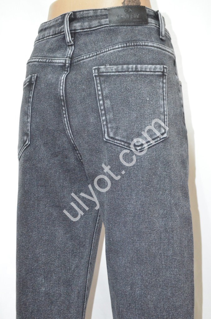 ДЖИНСИ FOREST JEANS (28-33) ГРАФІТ ФЛІС 3702