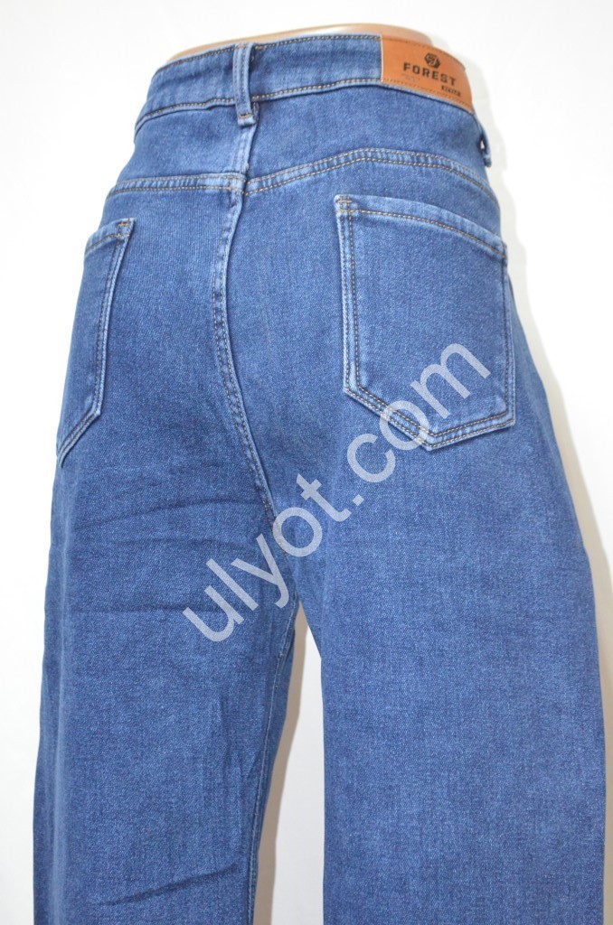 ДЖИНСИ FOREST JEANS (32-42) СИНІЙ ФЛІС 3700