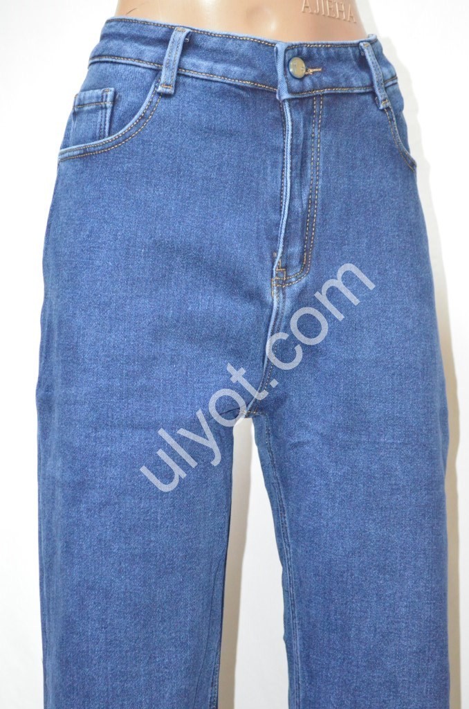 Фото 2 ДЖИНСИ FOREST JEANS (32-42) СИНІЙ ФЛІС 3700