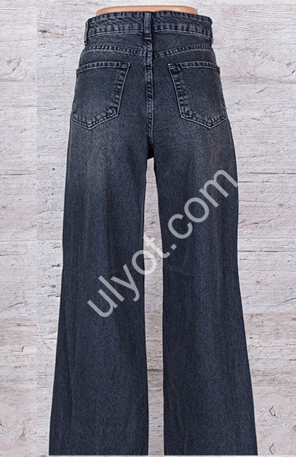 Фото 3 ДЖИНСЫ TOP SHOP (25-32) Т.СЕРЫЙ 3346