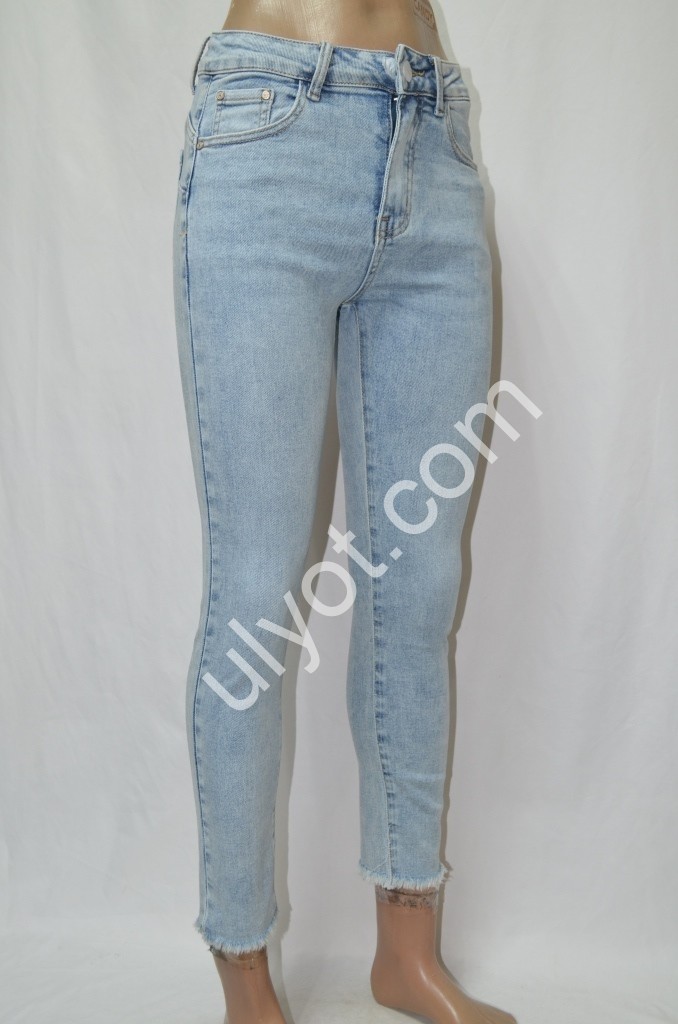 ДЖИНСЫ DENIM NEW (25-30) СВ.ГОЛУБОЙ 589