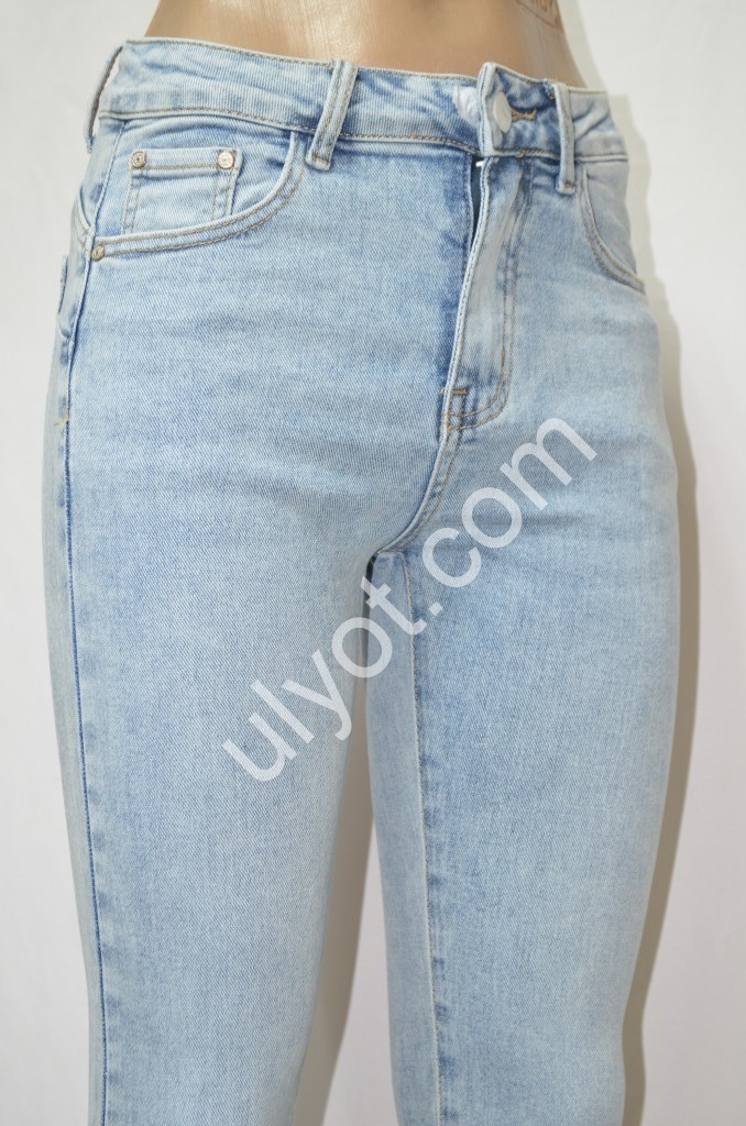 Фото 2 ДЖИНСЫ DENIM NEW (25-30) СВ.ГОЛУБОЙ 589