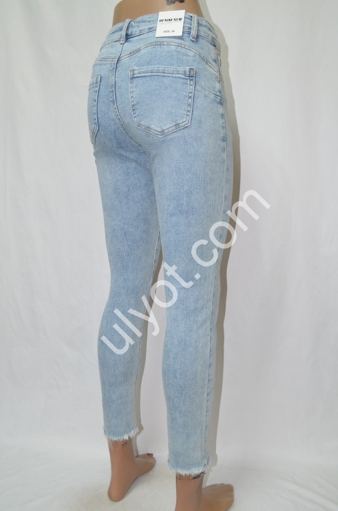 Фото 3 ДЖИНСЫ DENIM NEW (25-30) СВ.ГОЛУБОЙ 589