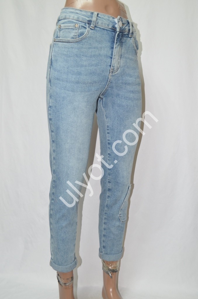 ДЖИНСЫ DENIM NEW (25-30) ГОЛУБОЙ 588