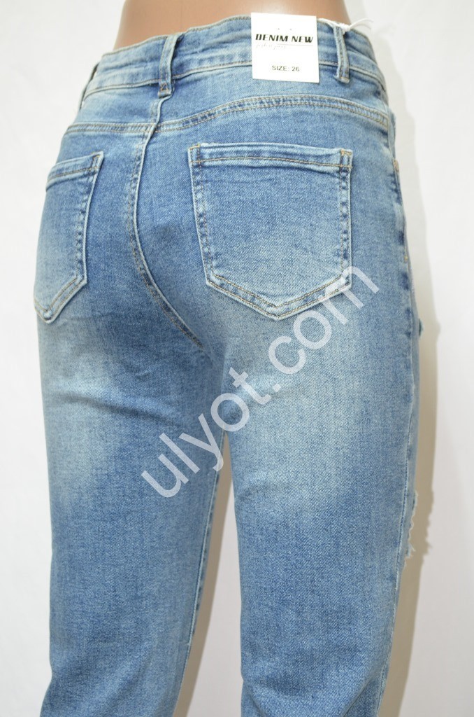 ДЖИНСЫ DENIM NEW (25-30) СИНИЙ 575