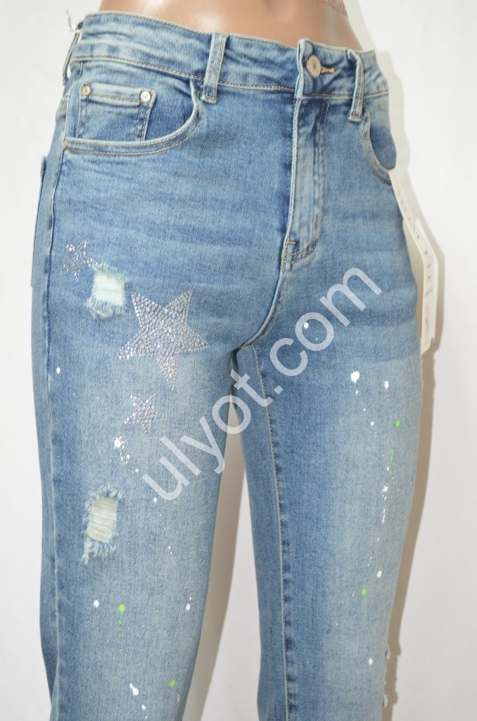 Фото 2 ДЖИНСЫ DENIM NEW (25-30) СИНИЙ 575