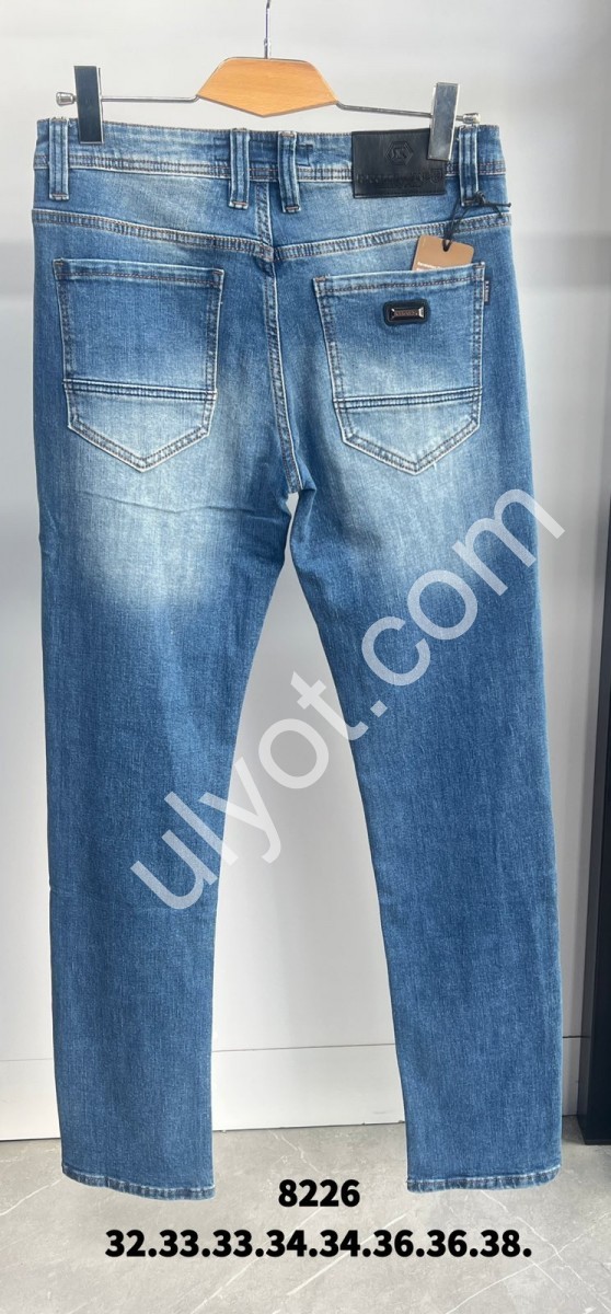 ДЖИНСЫ RTROOSS (32-38) Т.ГОЛУБОЙ 8226