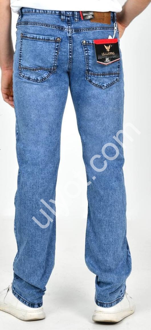 ДЖИНСИ LS. JEANS (34-44) СИНІЙ 341D